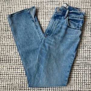 Abercrombie 90s ankle slit jeans